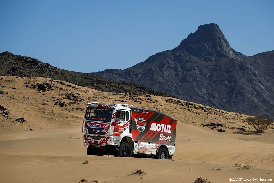 男人与钢铁巨兽的较量2020年达喀尔拉力赛卡车组第一赛段集锦